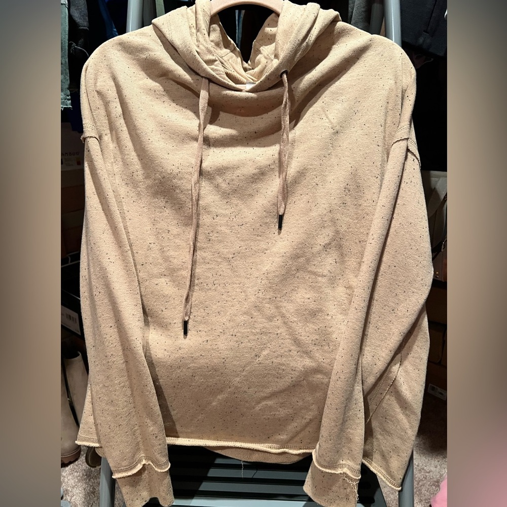 Mono B Tan Speckled Hoodie